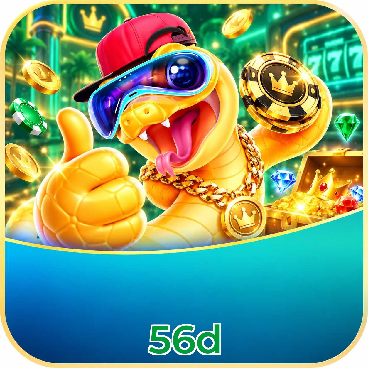 Catálogo de 2.547 jogos da 56d incluindo Pragmatic Play e Evolution Gaming